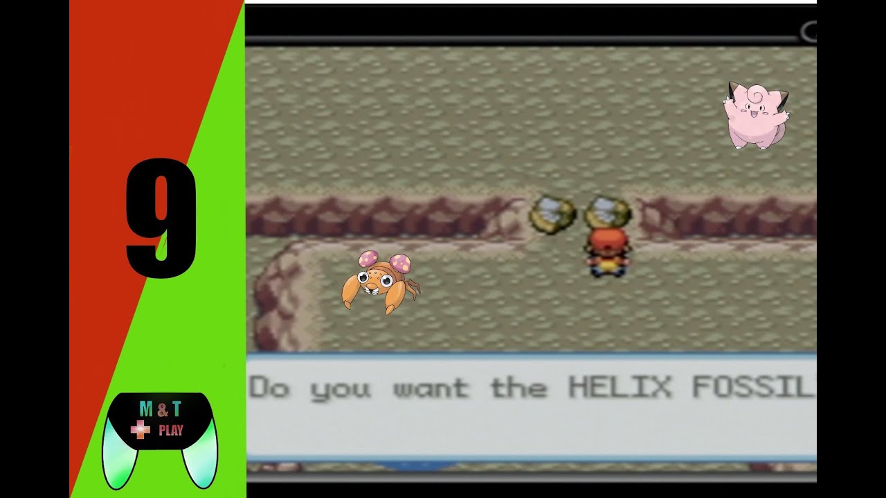 Pokemon FireRed Full Guide Episode 9 Mt. Moon Part Two (Fungi and