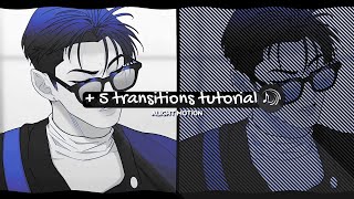 [alight motion]  5 transitions tutorial! ♪ #39