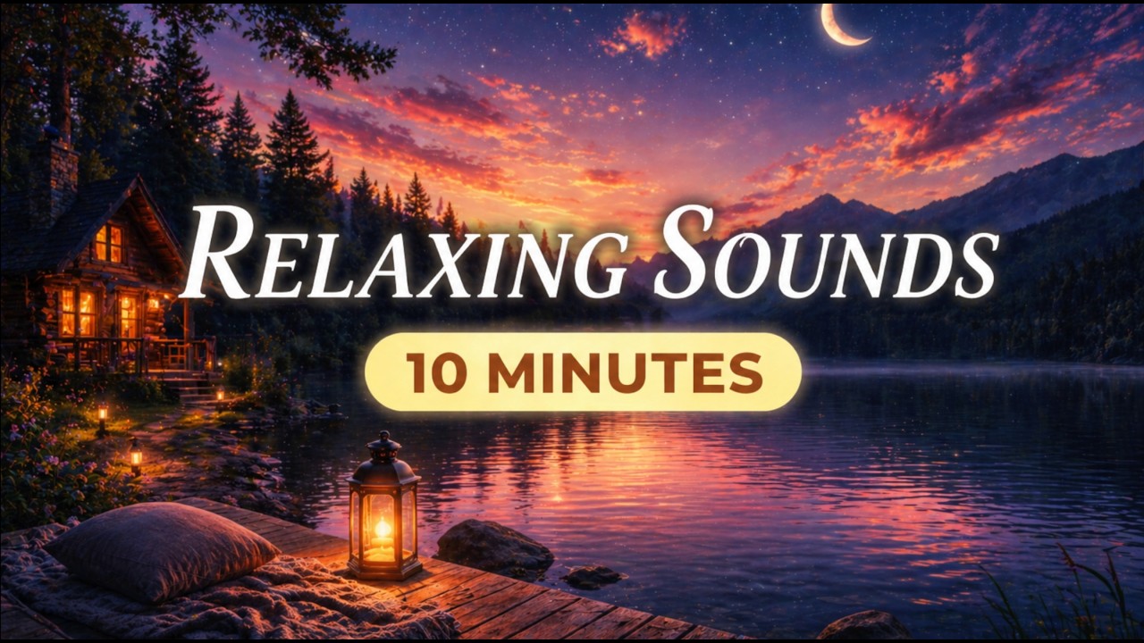 10 Minutes of Peaceful Lake Sounds ⛵️ Relax, Unwind, and Reset Your Mind