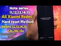 All Xiaomi Redmi Factory Reset Without PC || Redmi 12,13,14,15,13c,14c,15c,🔥 Redmi Note 12,13,14,15