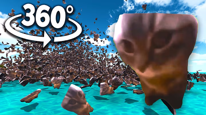 360° CHIPI CHIPI CHAPA CHAPA CAT - 50,000 TIMES! | 4K VR 360 Video