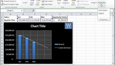 Excel 2010 Tutorial Naming Charts Microsoft Training Lesson 21.7