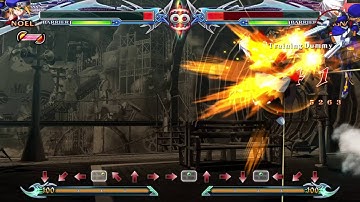 BLAZBLUE CHRONOPHANTASMA EXTEND another Noel Combo