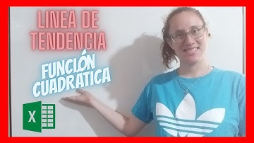 😎 AJUSTE LINEAL para una curva CUADRATICA en EXCEL 😎