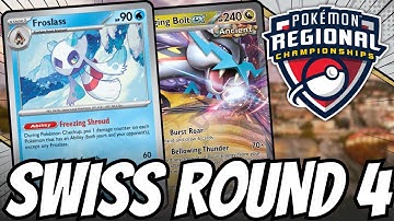 Stuttgart Regional 2026 Round 4 Munkidori Froslass Vs Raging Bolt ex | Pokémon Regional Stream