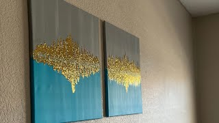 Canvas Painting |Glitter Canvas Painting