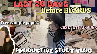 📚STUDY WITH ME FOR MY BOARDS🎀✨ | CBSE CLASS 10 | STUDY VLOG Class 10 screenshot 2
