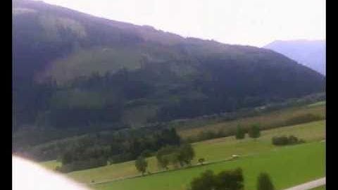 Scratch built RC F22 - Quick flight before the rain comes