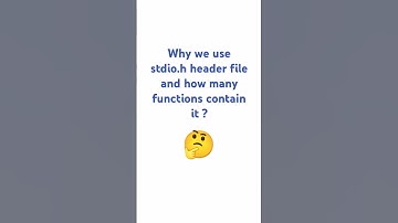 Header files functions for input and output #cprogramming #programming #shorts #shortvideo #ccoding