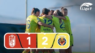 Resumen Granada CF vs Villarreal CF | Jornada 9 | Liga F