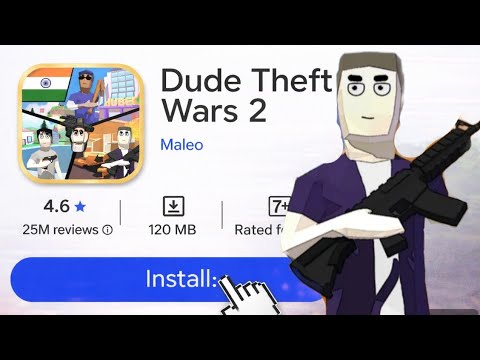 I Found Dude Theft Wars 2 🫪In Playstore 🤩