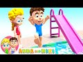 Anna and Niki at the Swimming Pool - Motivational Story for Kids