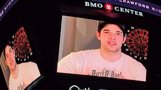 @IceHogsFilms Corey Crawford number retirement ceremony 2-10-24