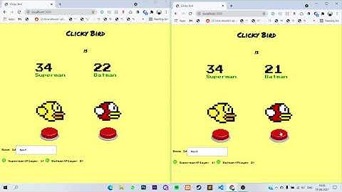 Clicky Bird | Socket.io game made using Express, NodeJS, Vanilla JS