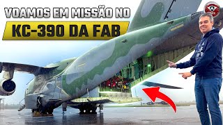 Voamos no EMBRAER KC-390 da FAB em uma MISSÃO REAL