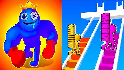 Punchy Race Game 🎮 vs 🆚 Bridge Race Game 👑 Most Famous MNY Android ISO Walk through Droid TV 