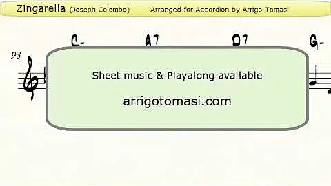 Zingarella (Joseph Colombo) - Accordion Sheet music