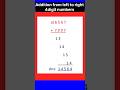 Left to right addition - mental maths -vedic maths-fun maths- Quick math tricks |Easy tricks-VL