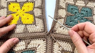 What to crochet from square motifs?