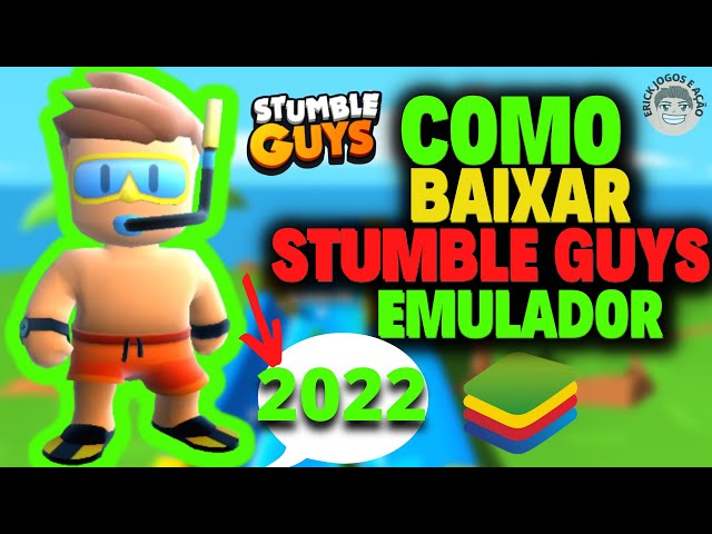 COMO JOGAR STUMBLE GUYS de GRAÇA NO PC E CONFIGURAR OS CONTROLES NO  EMULADOR DE ANDROID 