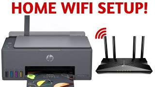 HP Smart Tank 580, 581 & 585 WiFi Setup |  How to set up wi-fi on the hp smart tank 581,580 printer