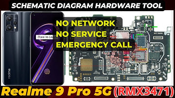 realme 9 pro 5g RMX3471 No Network & No Service problem solution | Schematic Diagram | DMR SOLUTION