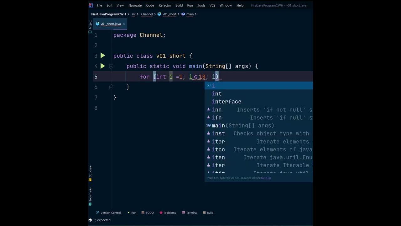 Print First 10 Natural Numbers Using For Loop in java - YouTube