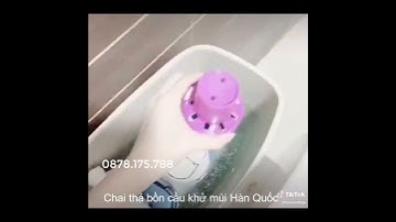 Lọ Thả Bồn Cầu Hàn Quốc, Khử Mùi Diệt Sạch Vi Khuẩn Tỏa Hương Thơm Mát