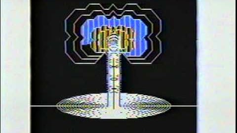 psychedelic computer graphics with my TRS-80 Color Computer w/ Music from 1987