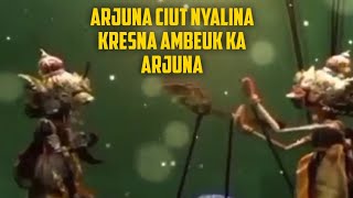 gara-gara arjuna kresna ngancam pandawa || wayang golek - ade Kosasih sunarya