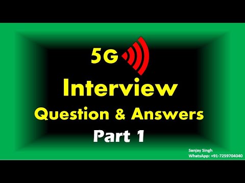 5G Interview Question and Answers: Part 1
