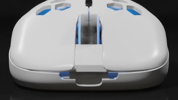 3D Gaming mouse promo in Blender