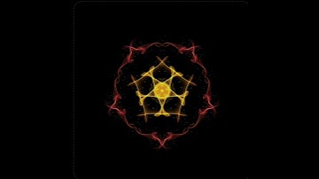 five colours animation 3d effect flower