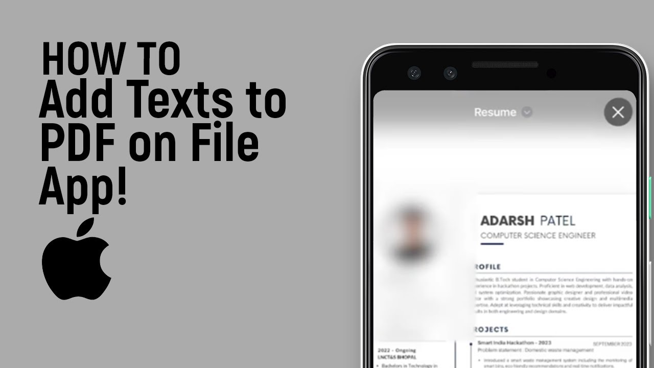 Как добавить текст в PDF-файл в приложении iPhone File [легко]