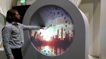 Interactive Spandex Screen