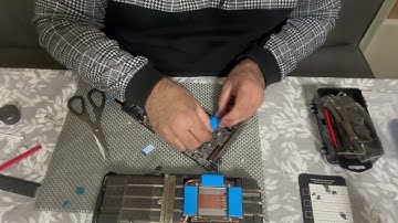 How To Replace Thermal Pads And Paste On GIGABYTE Radeon RX 5700 XT GAMING 8GB GPU