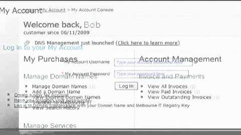 Transfer from Melbourne IT