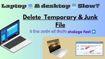 Deleting temporary files to make your computer faster How to Delete Temp File| #youtubeshorts#shorts