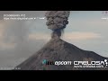 October 21, 2020, ~ Ballistic Fragment Ejection ~ Volcan De Fuego, Guatemala ~ Via Crelosa