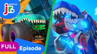 keep on monster truckin t rex takeover full episode hot wheels lets race netflix jr