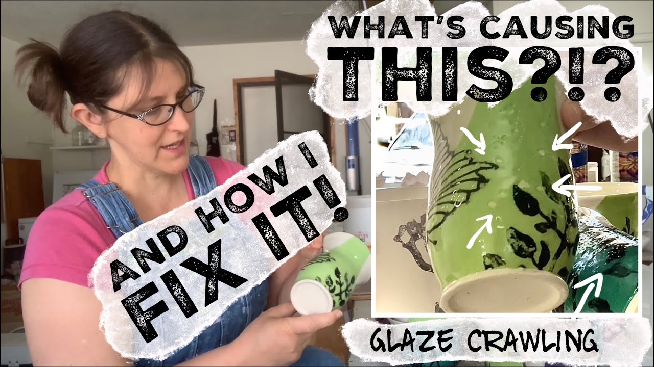 Why did my glaze crawl like this? Can I reglaze? : r/Pottery