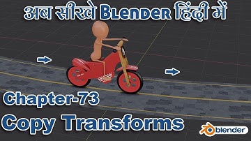 How to use Copy Transforms Constraints in Blender || Chapter-73