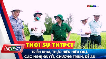 Triển khai, thực hiện hiệu quả các nghị quyết, chương trình, đề án | Cần Thơ TV