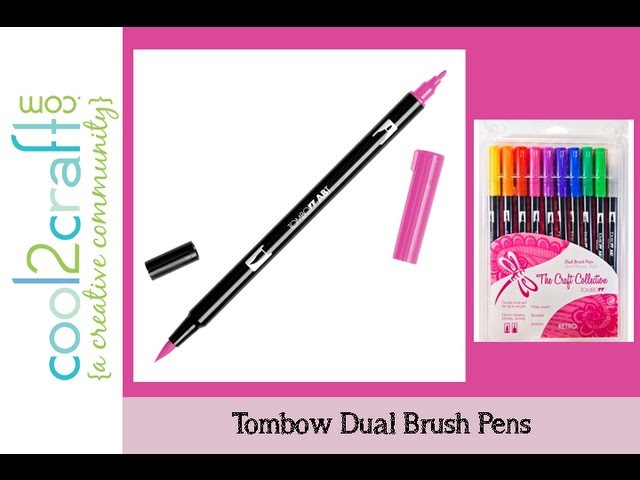 Tombow Abt Dual Brush Pen - 24 Basic Colour Set