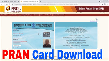 NPS e PRAN Card Download in Hindi | How to Download PRAN Card | PRAN Card kaise Download Kare