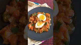 Egg curry masala food cooking