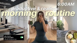 6AM THAT GIRL MORNING ROUTINE *Realistic* || Productive Study Vlog, Tanning Routine &amp; Kmart Haul
