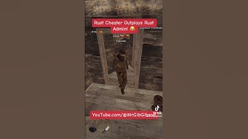 Rust Cheater Outplays Rust Admin! 😂 #rust #shorts