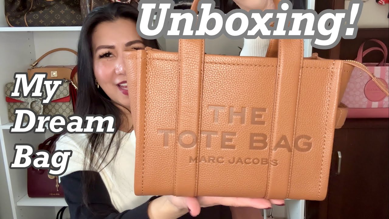 UNBOXING 2025 + REVIEW / MARC JACOBS SMALL SIZE THE TOTE BAG#bagcollection#unboxing