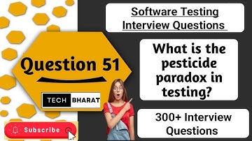 What is the pesticide paradox in testing? | Seven priniciples of software testing | Tech Bharat